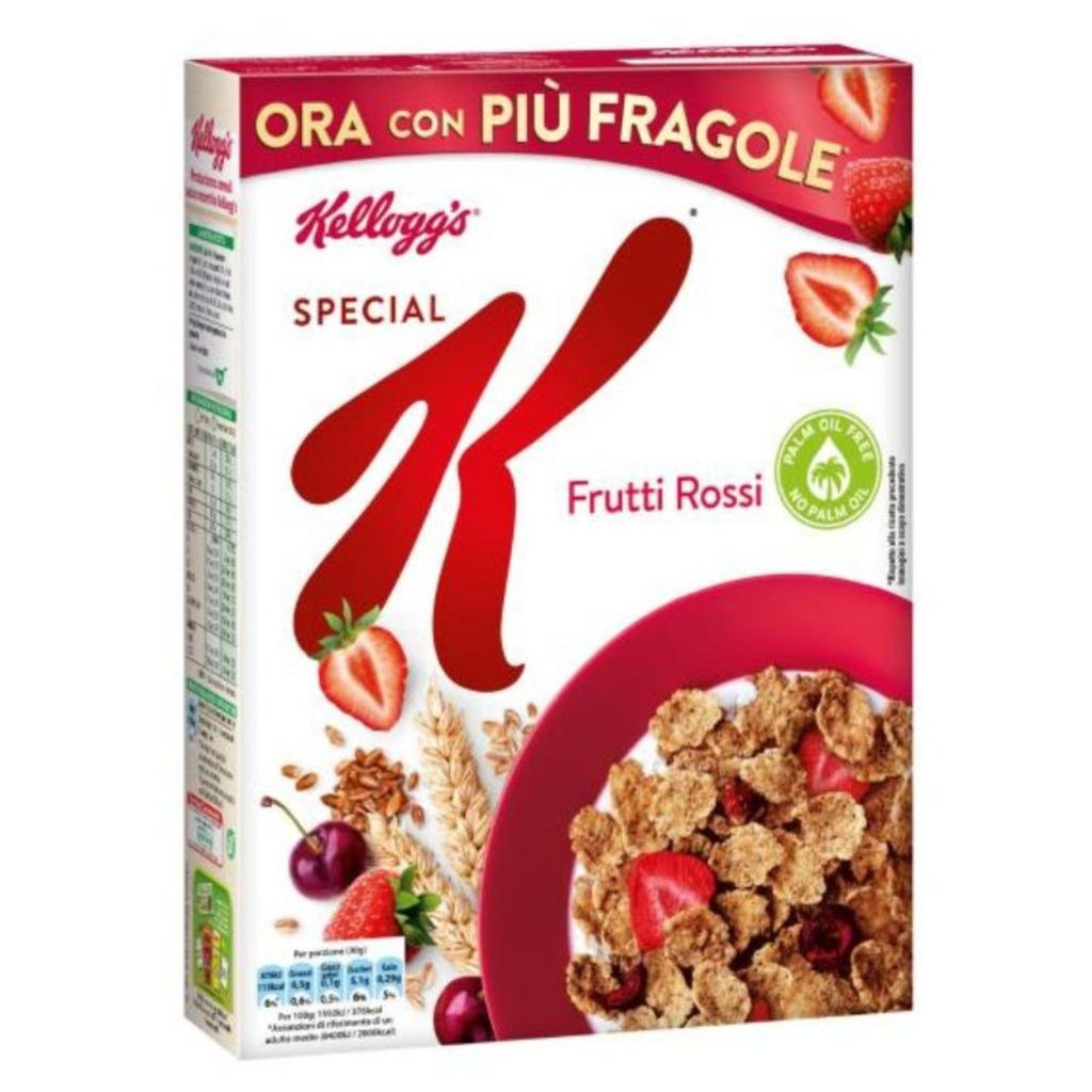 Kellogg's Special K Celozrnné cereálie s červeným ovocím Obrázok produktu 