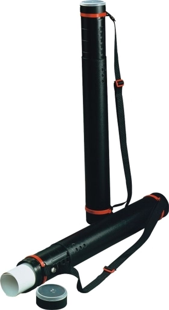 Supporto per rotolo da disegno 620-1050/80mm nero Immagine del prodotto 