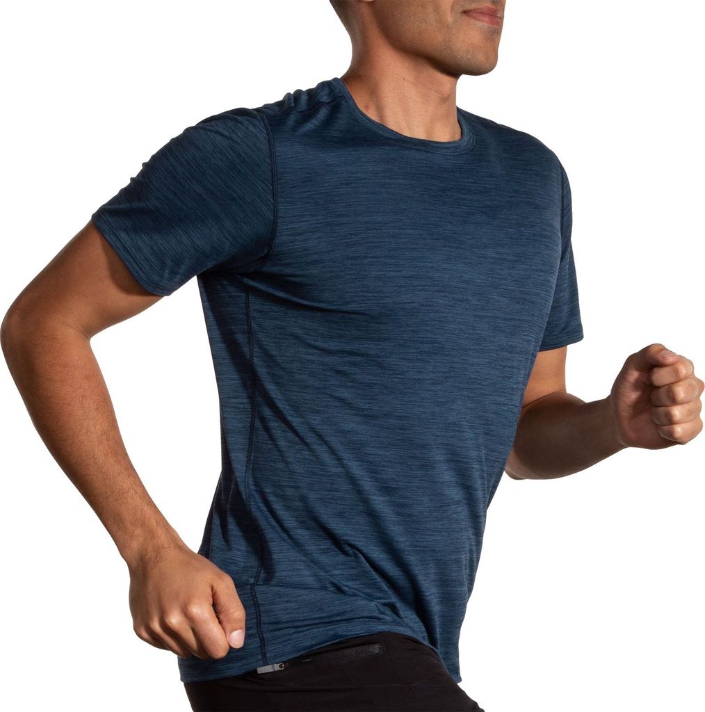 Brooks Luxe Short Sleeve Men | 211498-412, Größe:S