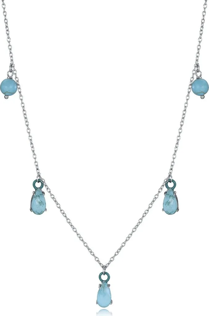 Regalo Donna: Collana Viceroy 13197C000-93 Argento e Pietre Colorate