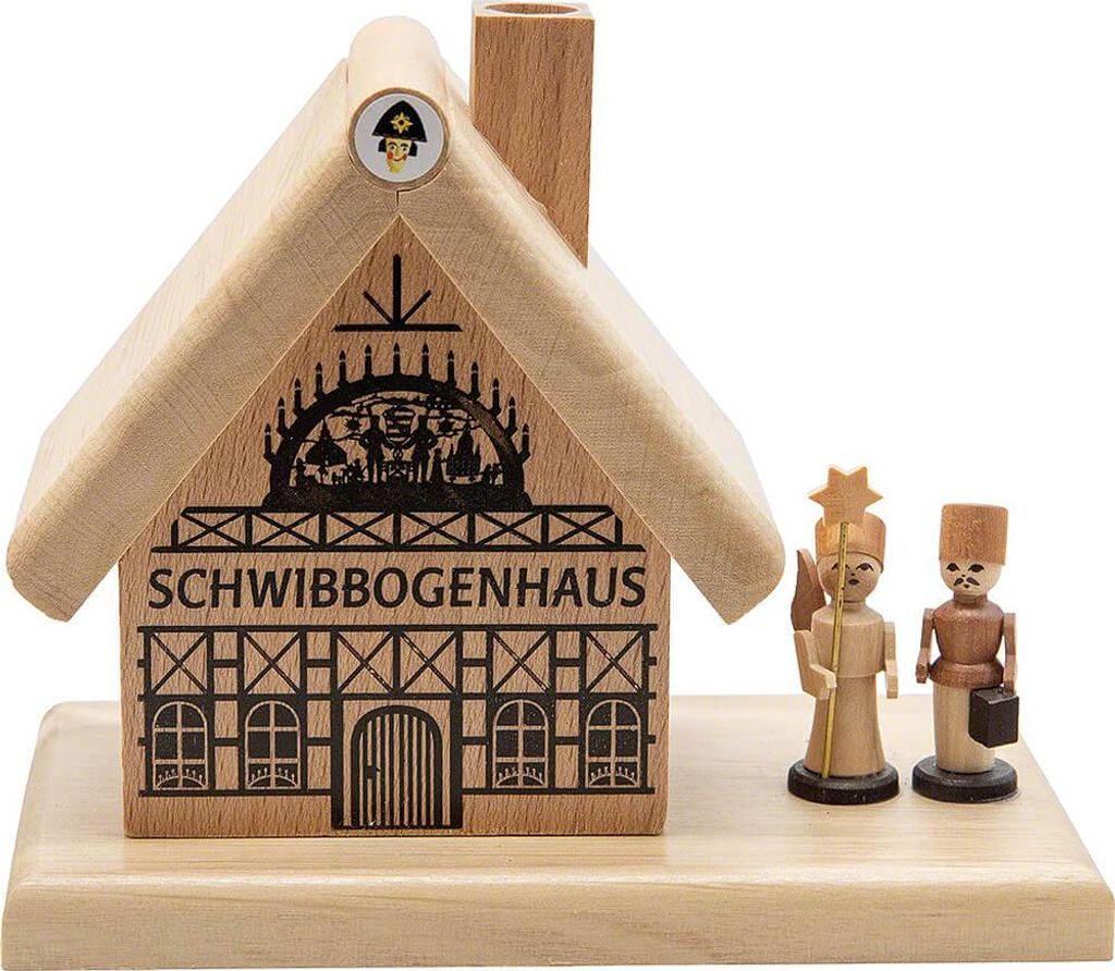 Räucherhaus Schwibbogenhaus (12cm) von Spielwarenmacher Günther