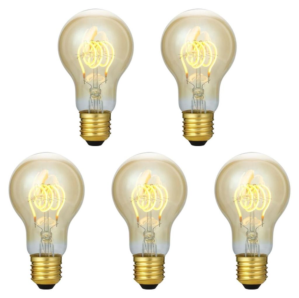SPL E27 LED Filamentlampe 5W Extra Warmweiß Dimmbar 5 Stück