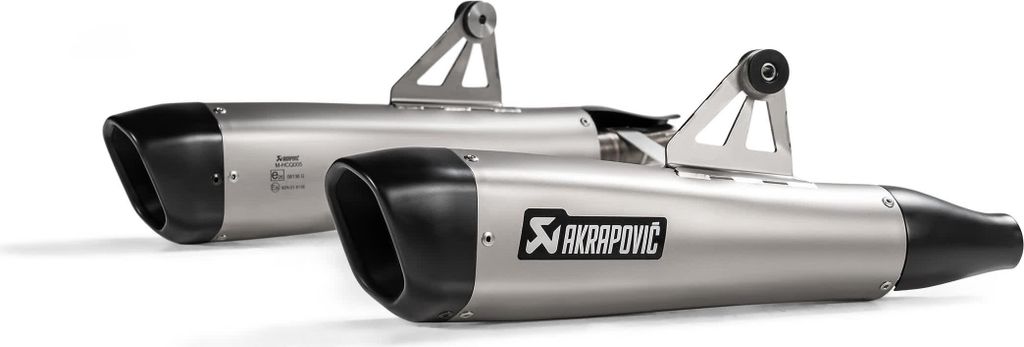 Akrapovic Slip-On Auspuff titan Triumph Bonneville T120