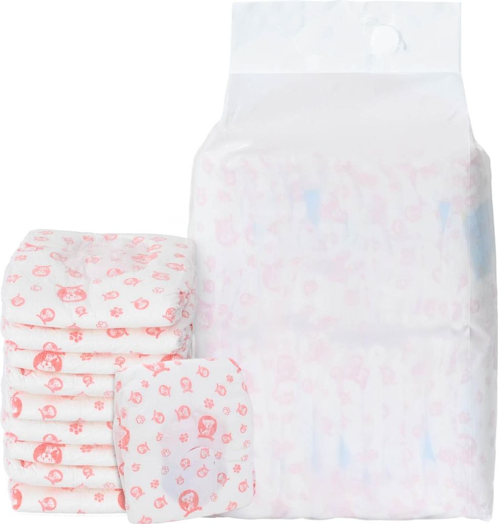 vidaXL Wegwerf-Hundewindel für Hündinnen 30 pcs Weiß XS