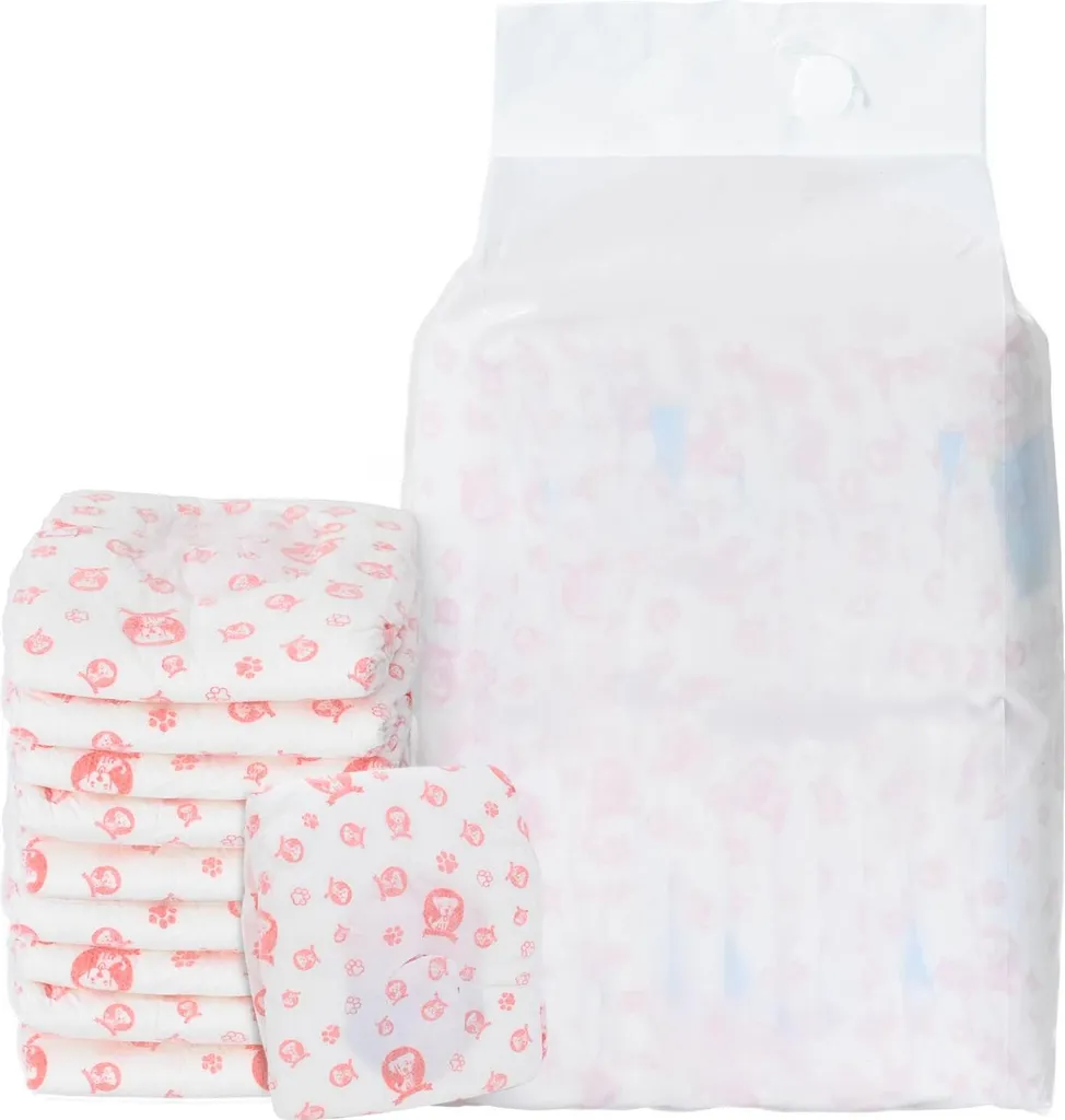vidaXL Pannolini Cane Femmina XS Monouso Bianco - Pack 30 Unità