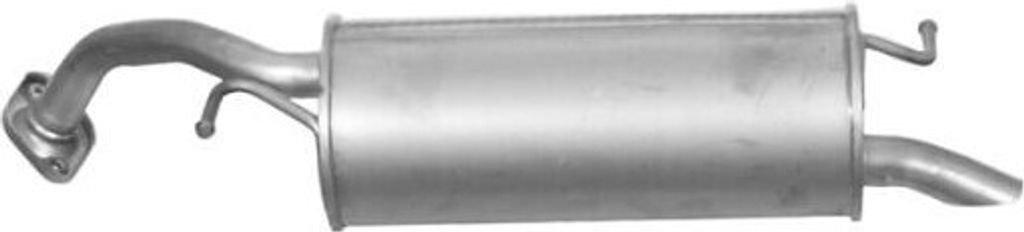 IZAWIT 35.013 Endschalldämpfer für TOYOTA Yaris Schrägheck (P1) Auspuff