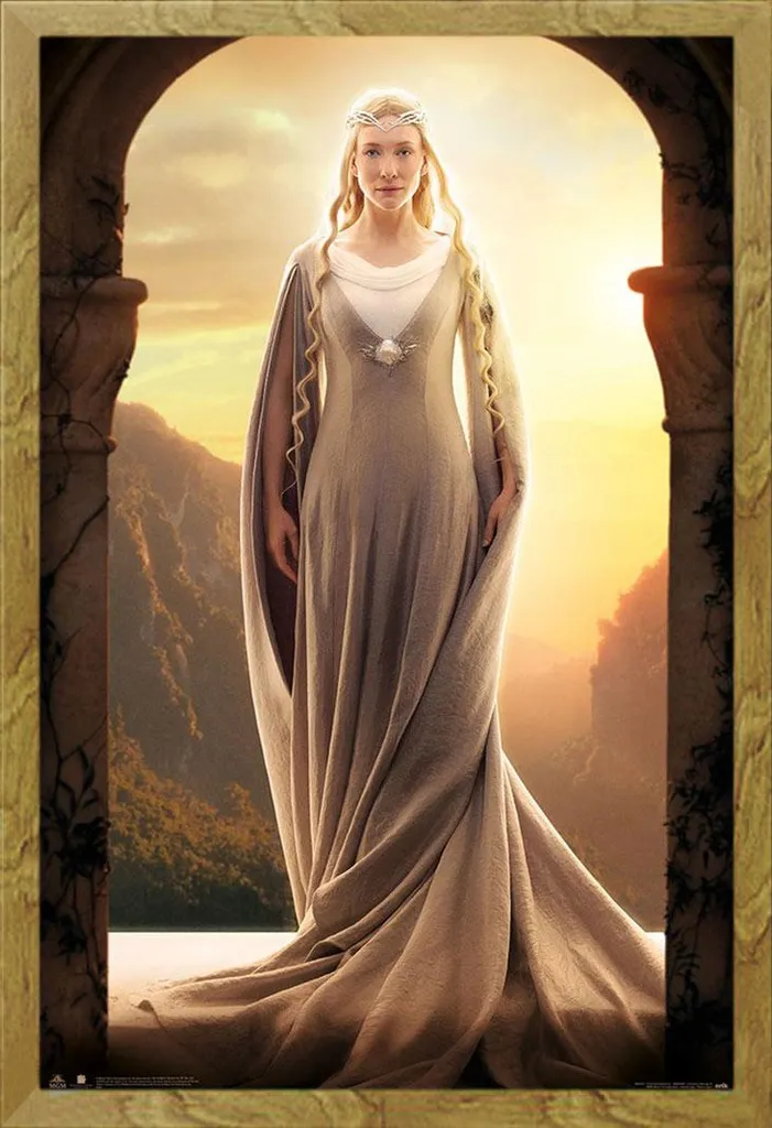 Quadro Galadriel Lo Hobbit: Cornice Shinsuke Rovere Maxi 61x91,5cm
