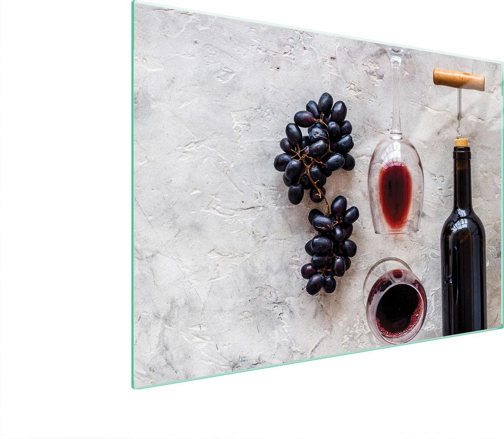 Glasschutzplatte Für Herd 70X52 Wein