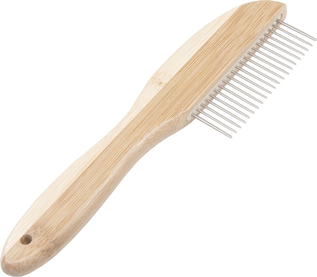 Entwirrungskamm, 21 Zinken - Bamboo Hunde Hundebürsten - wertige Pflegeprodukte