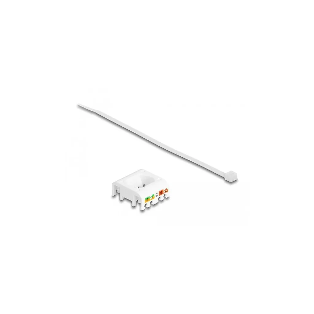 Module Keystone DELOCK RJ45 vers LSA Cat.6A blindé métal - Réf 86233 - 3