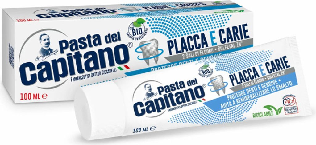 Dentifricio per placca e carie 100 - Pasta Del Capitano Immagine del prodotto 