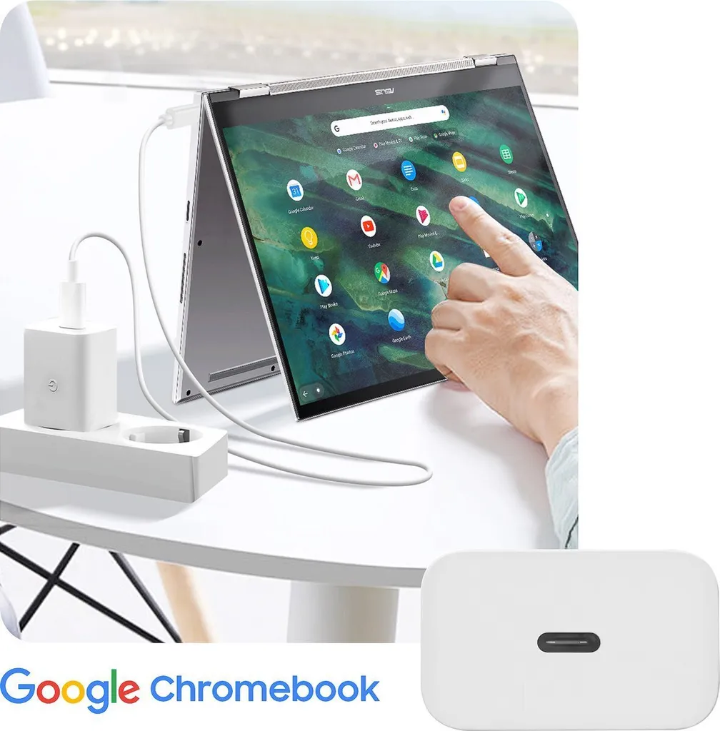 Alimentatore Google 30W USB-C White per Pixel 8, 7 e Pro - Originale - 22