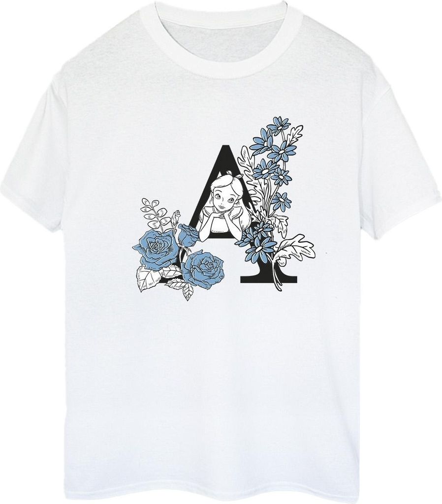 Disney - "Alice in Wonderland" T-Shirt für Damen BI9059 (3XL) (Weiß)