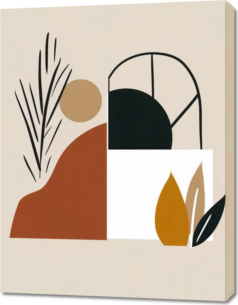 Tableau La nature s'épanouit 70x90cm - Impression toile couleurs vives