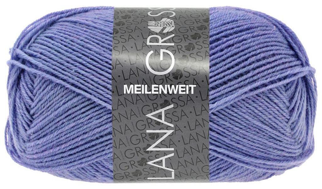 Lana Grossa - Meilenweit 4-fach 50g 1414 veilchenblau Produktbild 