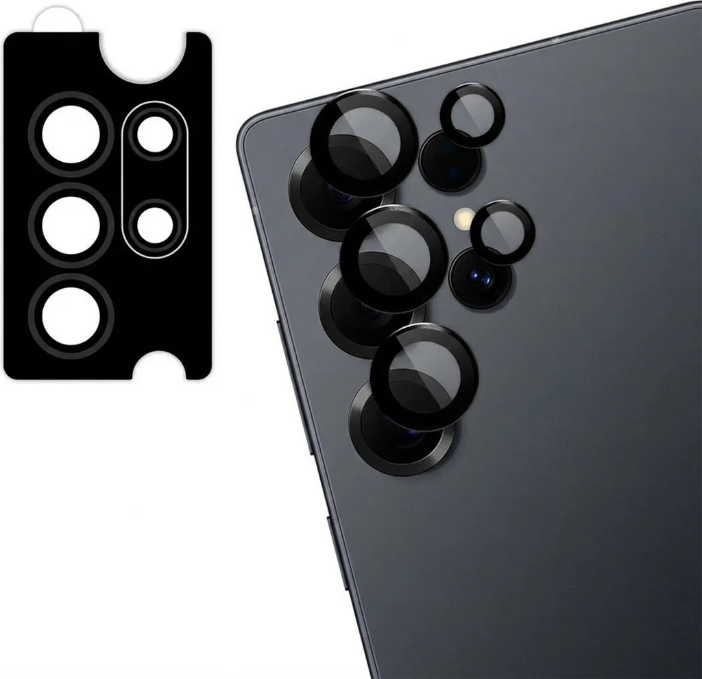 imoshion 2-Pack Copriobiettivo Samsung S25 Ultra - Nero Titanio 9H