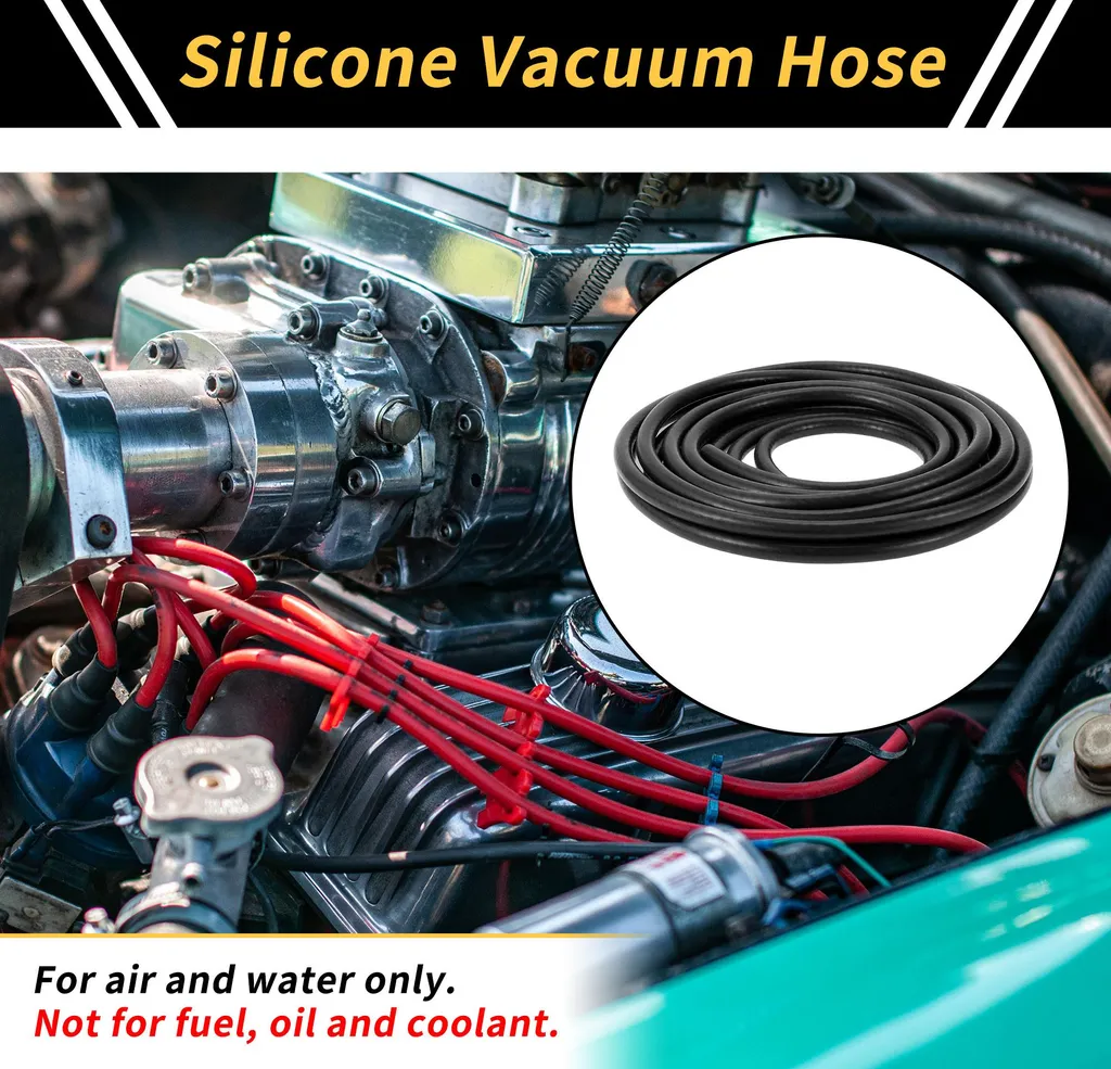 Tuyau silicone 8mm pour circuit de refroidissement liquide et dépression