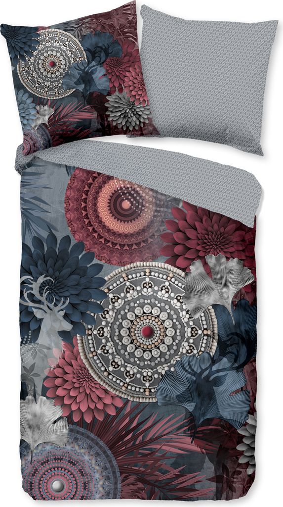 Duvet cover Hip 135x200 + 1* 80x80 cm - Mandalas, flowers and deer