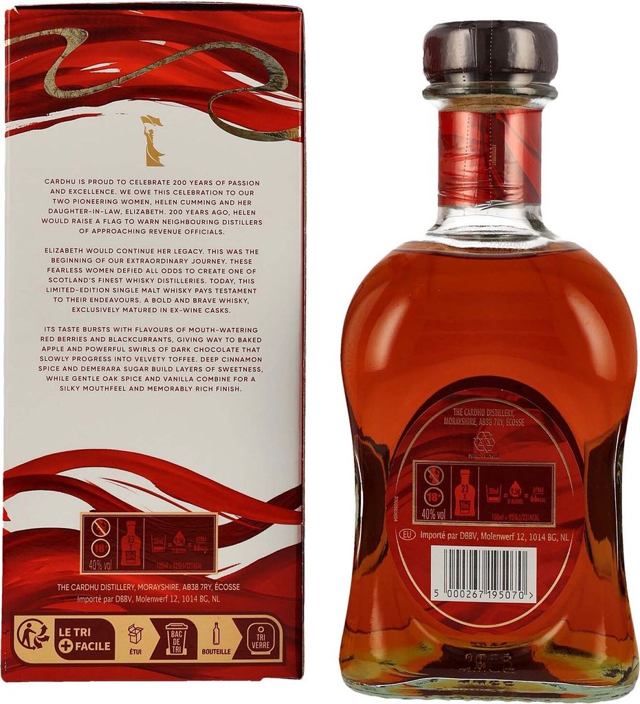 Cardhu 12 Jahre - 200th Anniversary Limited Edition - Wine Produktbild 