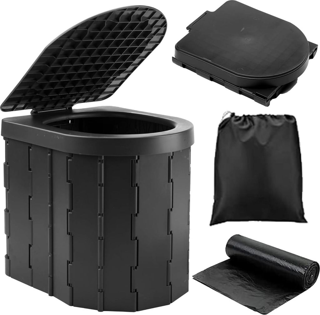 Campingtoilette, Mobile Toilette, Trenntoilette, Tragbare Toilette fš¹r Drau?en oder Drinnen,faltbares T?pfchen fš¹r Autocamping