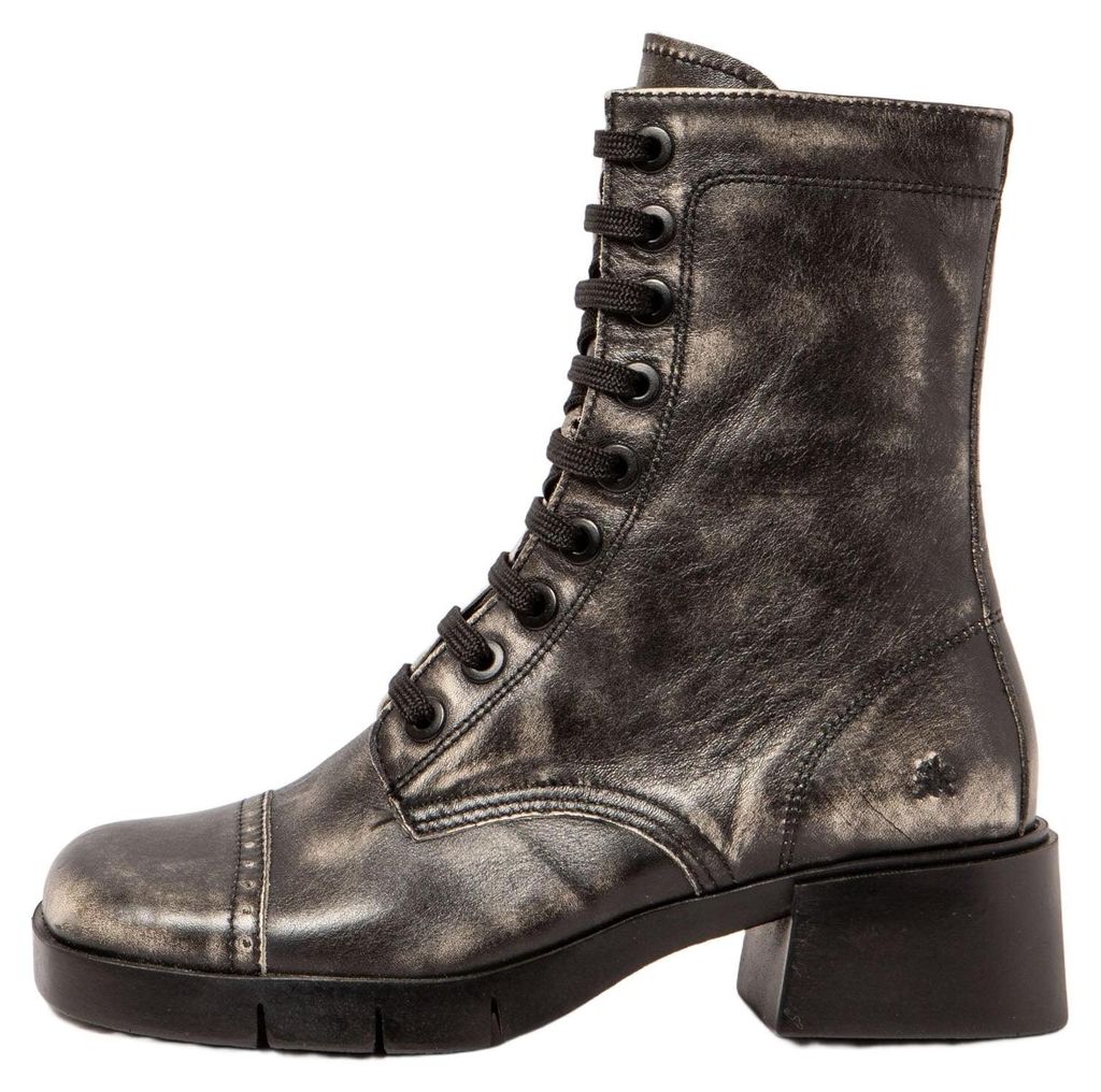 Art Stiefeletten Damen 1287 ASPORT OFF WHITE / VARSOVIA Farbe Schwarz