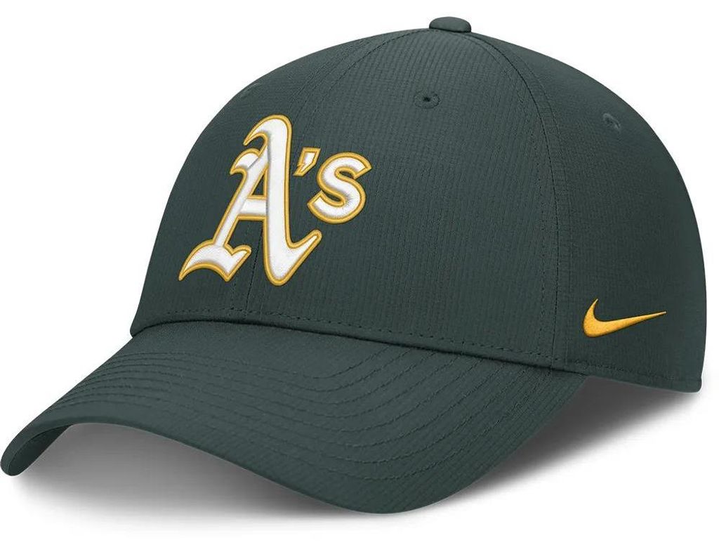 Nike Mlb Athletics Club Structured Uv Poly Ripstop Kappe Grün S-M Grün S-M