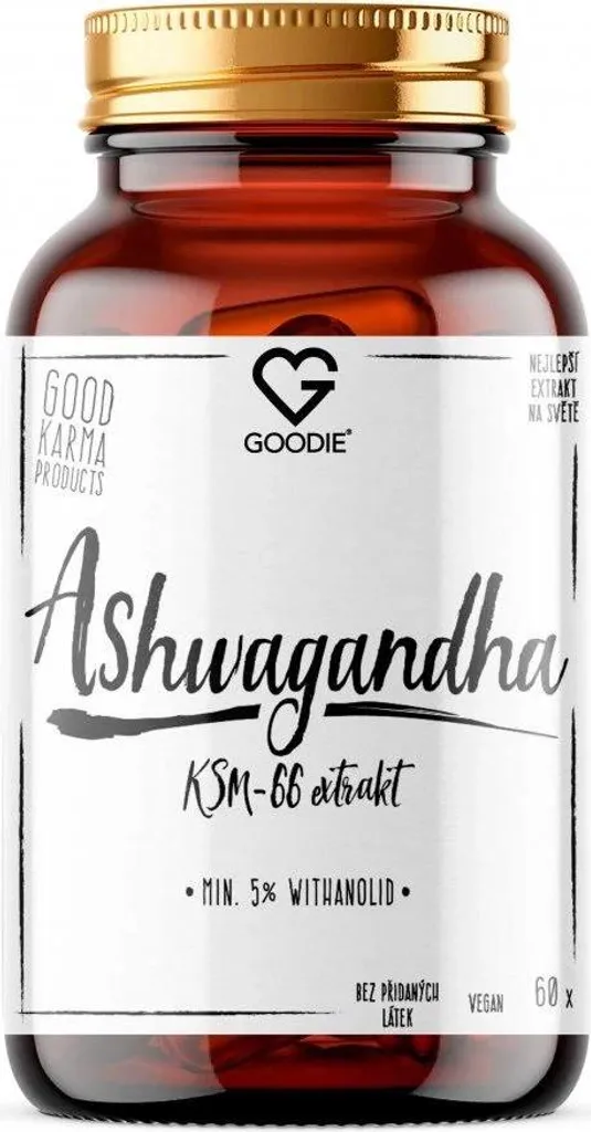 Goodie Ashwagandha KSM 66 - 60 Gélules Vegan - 5% de Withanolides