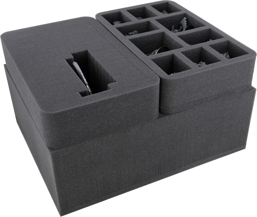 Feldherr Full-Size Schaumstoff-Set für Orks - Megakopp-Bossbunka + 13 weitere Miniaturen