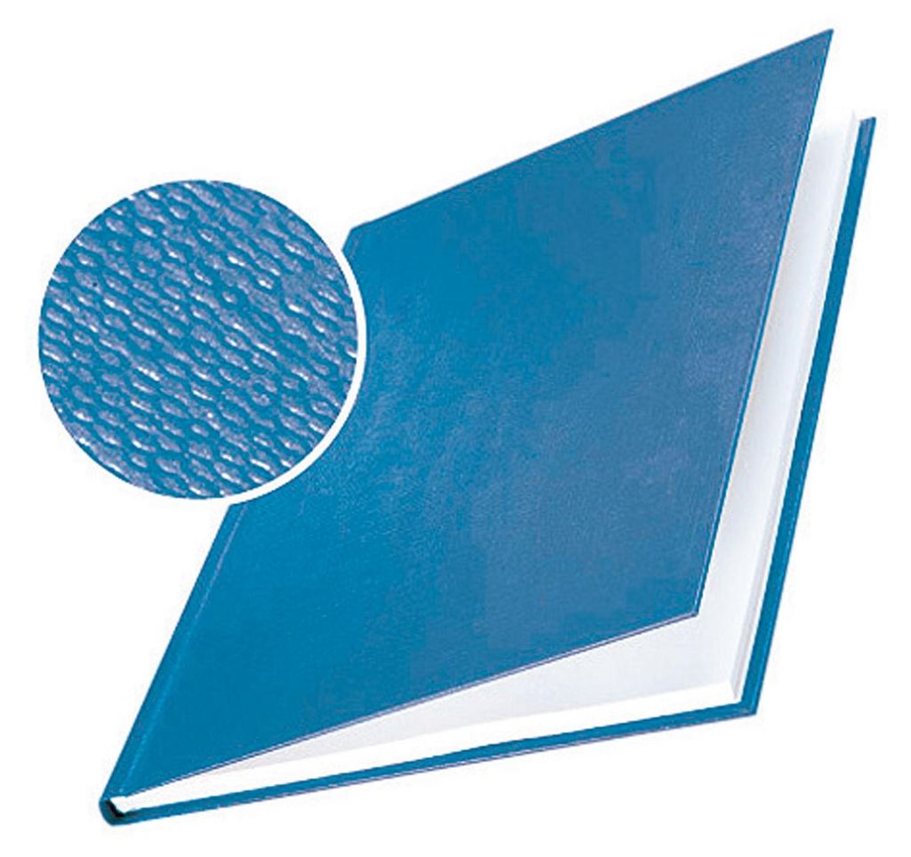 LEITZ Buchbindemappe impressBind A4 10,5 mm blau Hard Cover 10 Mappen