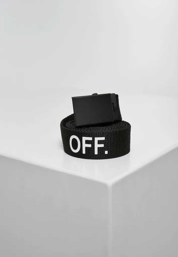 Cintura OFF Mister Tee Nera Extra Long - Must-Have Street Style