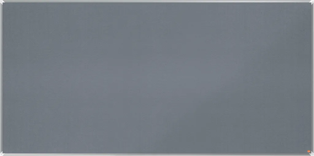 Grand tableau d'affichage 120x240cm feutre gris pour bureau Nobo