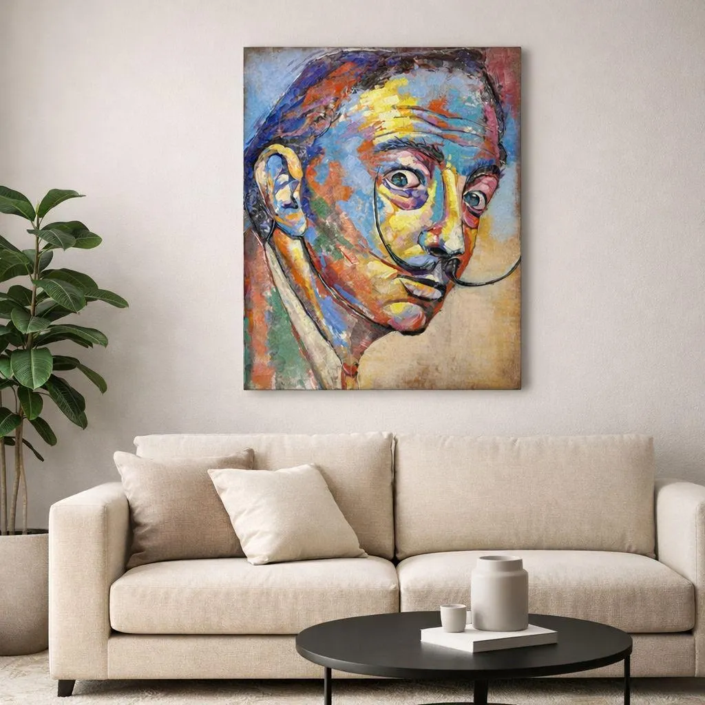 Aménager son salon avec le tableau en fer Salvador - Déco murale métal