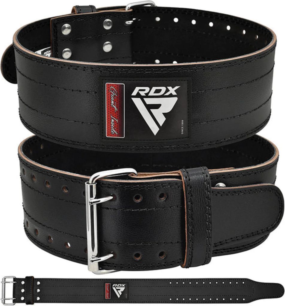RDX Gym Belt, vzpieračský opasok, 6 mm koža, kulturistika Obrázok produktu 