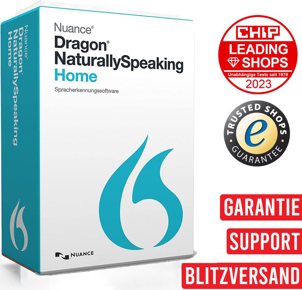 Nuance Dragon NaturallySpeaking 13 Home | Vollversion | Produktbild 