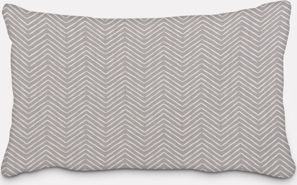 SCHÖNER LEBEN. Kissenhülle ZickZack smoke grau verschiedene Größen Größe 30x50cm (HxB) 30x50cm (HxB) Größe