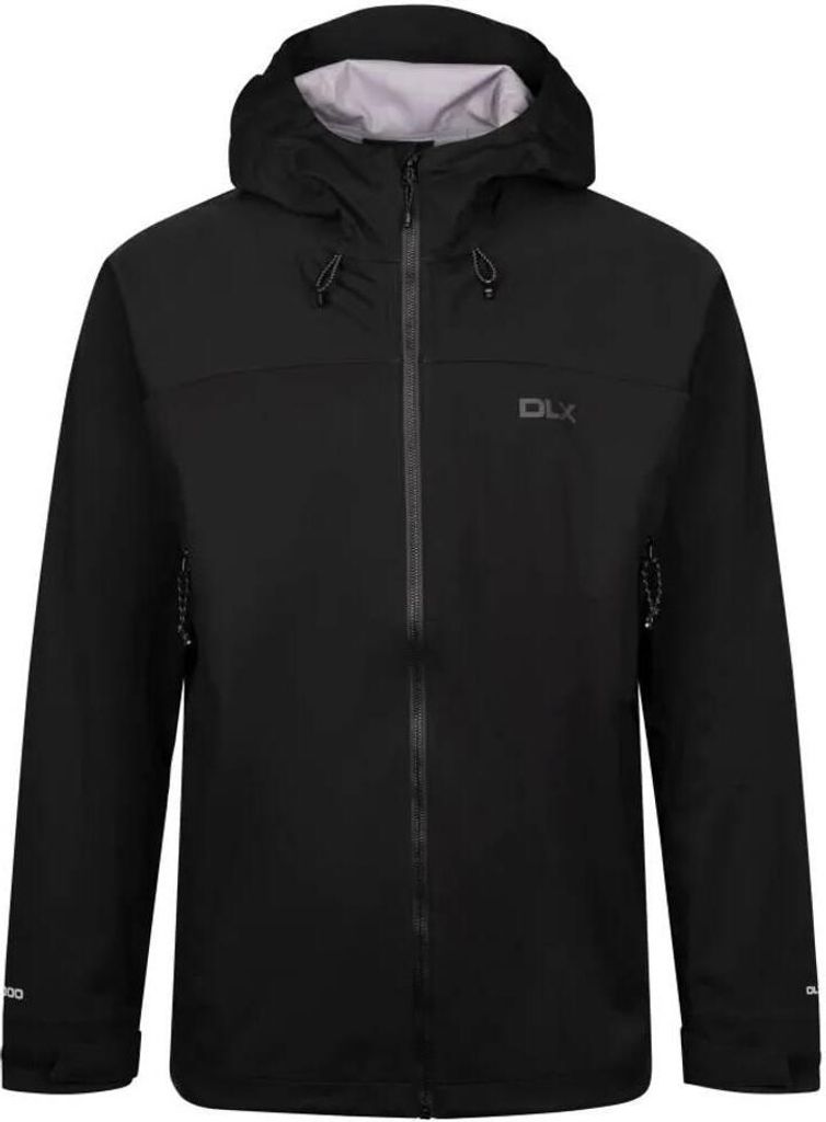 Trespass - "Johannes DLX" Jacke, wasserfest für Herren TP6894 (L) (Schwarz)