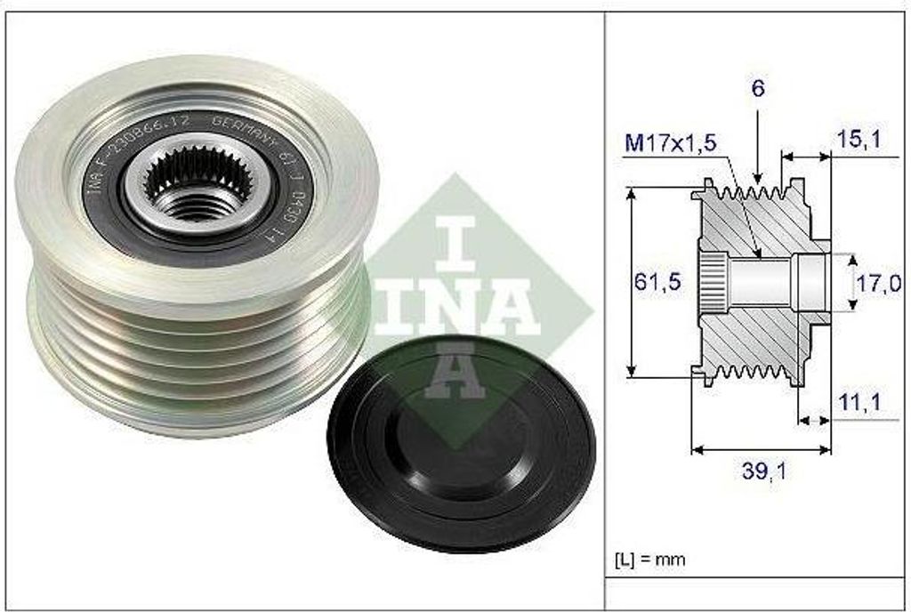 Ina Generatorfreilauf 535 0144 10