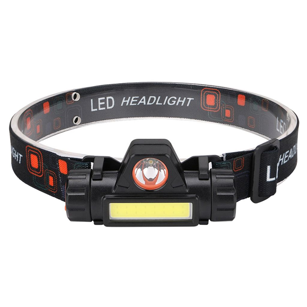 COB LED Stirnlampe Taschenlampe Kopflamp Stirnleuchte Outdoor Licht Headlight DE 