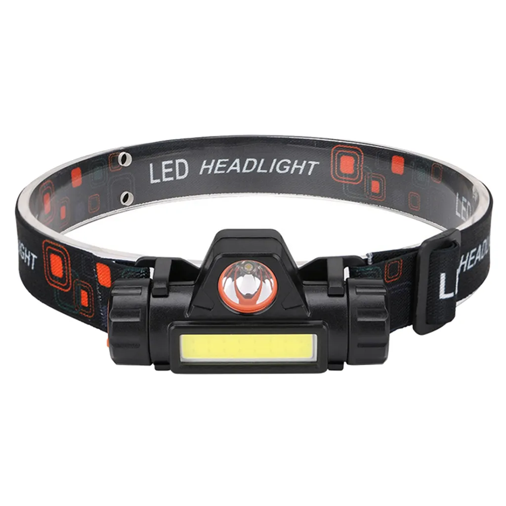 LED Stirnlampe Taschenlampe Kopflamp Stirnleuchte Outdoor Licht Headlight USB 
