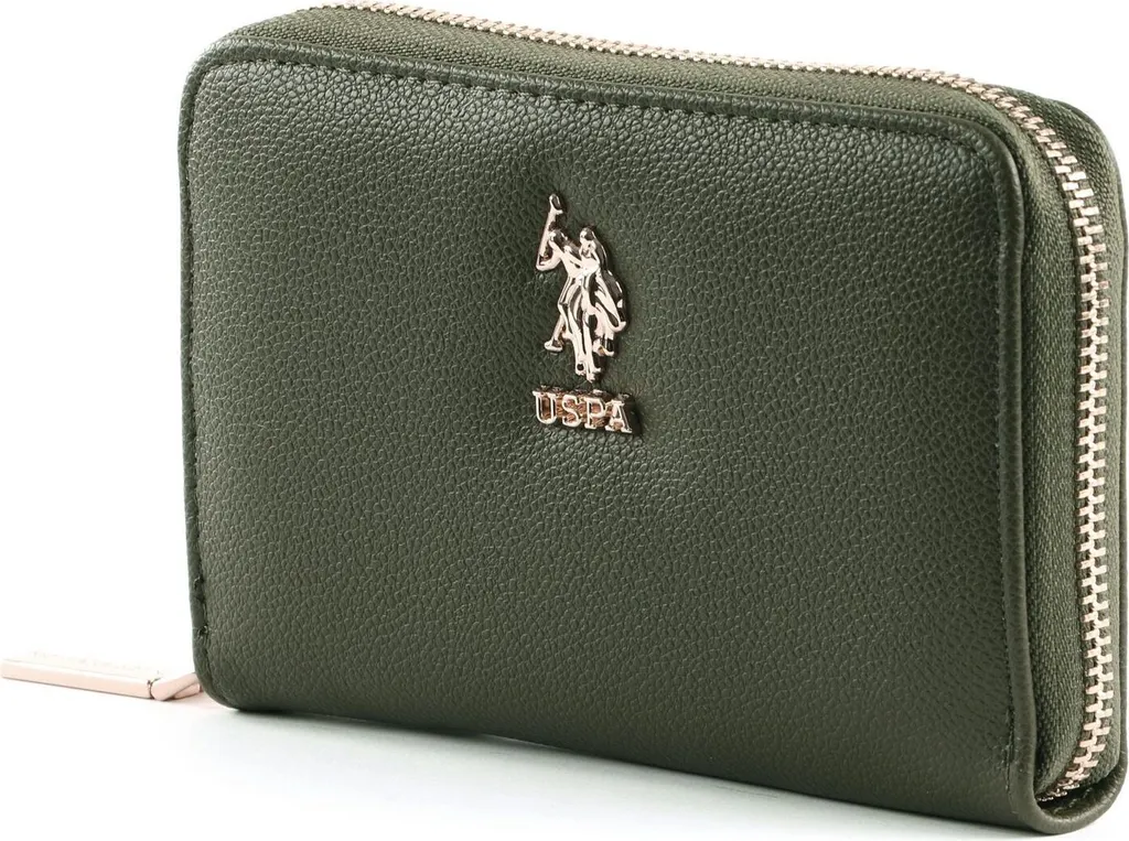 Grand Portefeuille U.S. POLO ASSN. New Jones Vert pour Femme Organisée