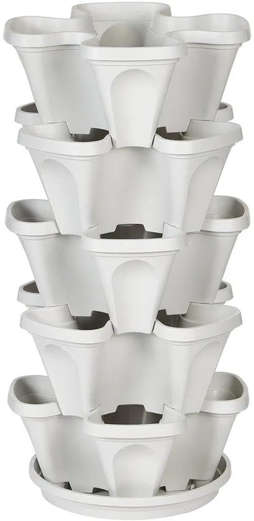 Support vertical 5 étages : fini les plantes entassées au sol et au balcon