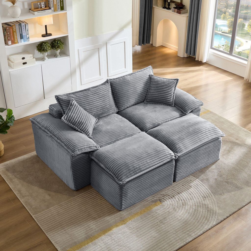 Schlafsofa Modulares Schlafsofa, 2-Sitzer Wohnzimmer Sofa Produktbild 