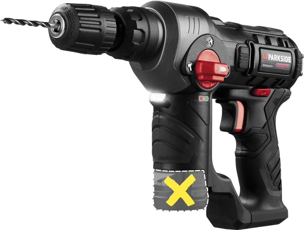 PARKSIDE PERFORMANCE® 12 V Akku-Bohrhammer »PBHAP 12 A1«, Produktbild 