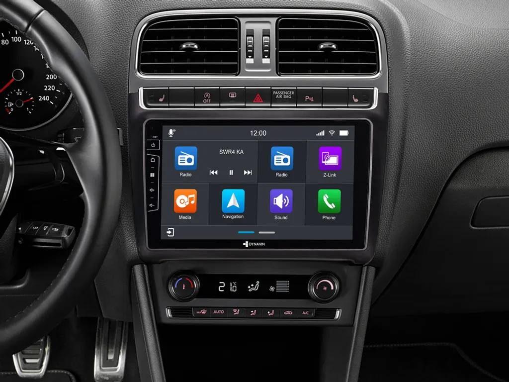 Système de Navigation GPS Android VW Polo Dynavin D8-69H Écran de 9 Pouces