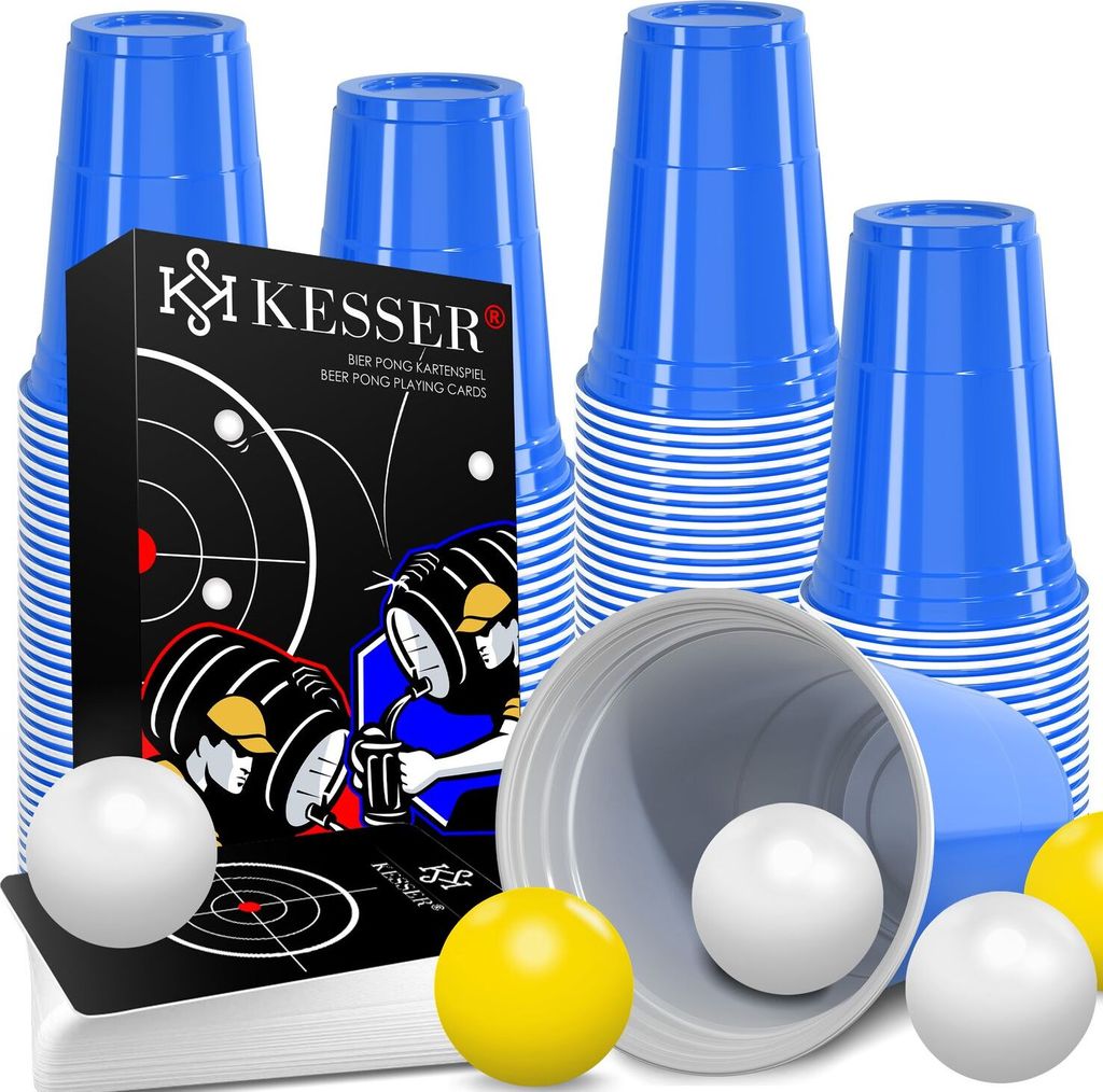 KESSER® Bierpong Set mit Kartenset, 100 Becher (473ml), 10 Produktbild 