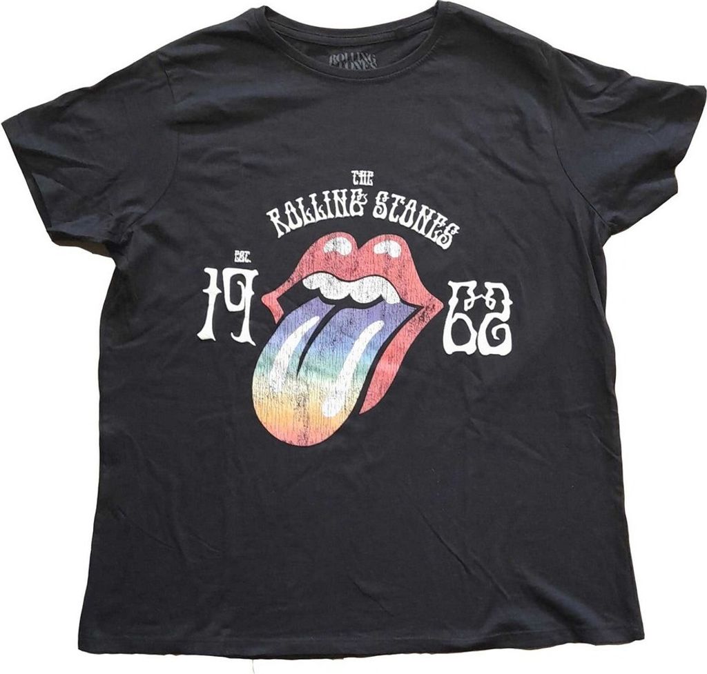 The Rolling Stones - "Sixty" T-Shirt Hi-Build für Damen RO4803 (XXL) (Schwarz)