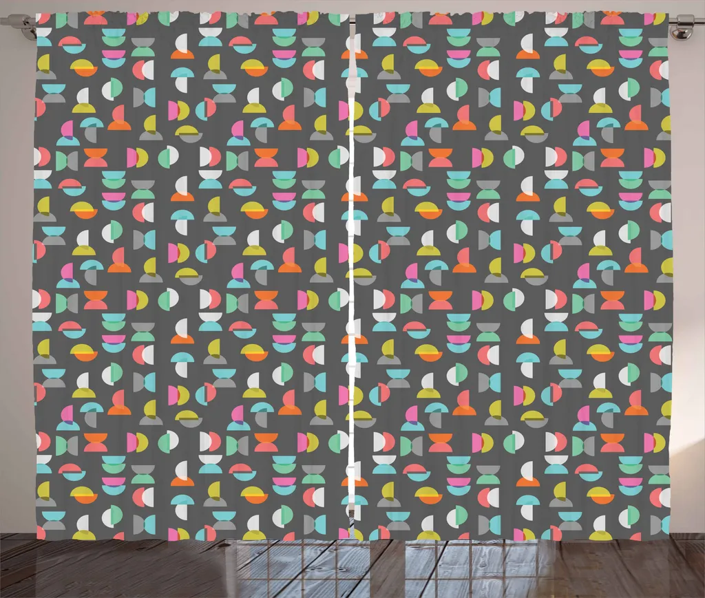 Tenda ABAKUHAUS Rustica Astratta Multicolore - Arredo Chic 280x175