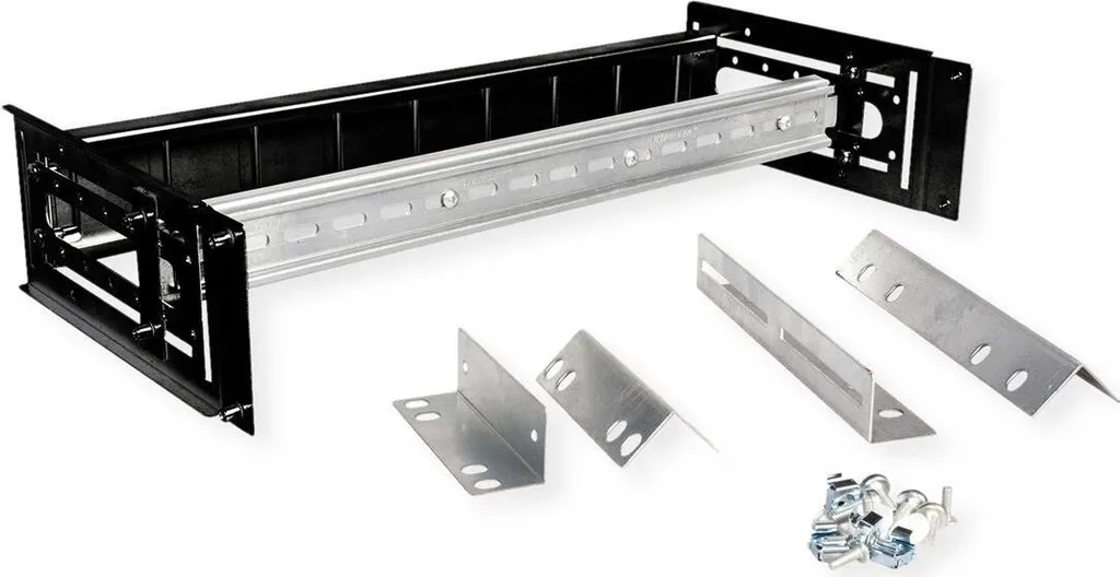 Support rail DIN 19 pouces 3U ROLINE : fixez vos modules sans effort