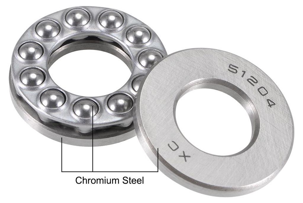 51204 Axialkugellager 20 mm x 40 mm x 14 mm Kohlenstoffstahl in eine Richtung