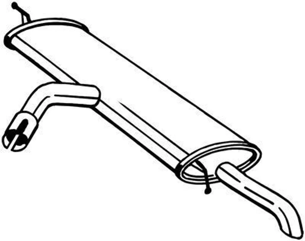 Silencieux d'échappement BOSAL 220-045 pour remplacement d'origine